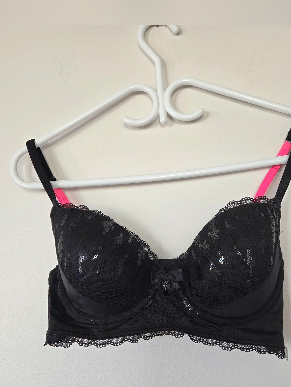 🖤💕 Black Bustier Bra. Size 34C NWOT
